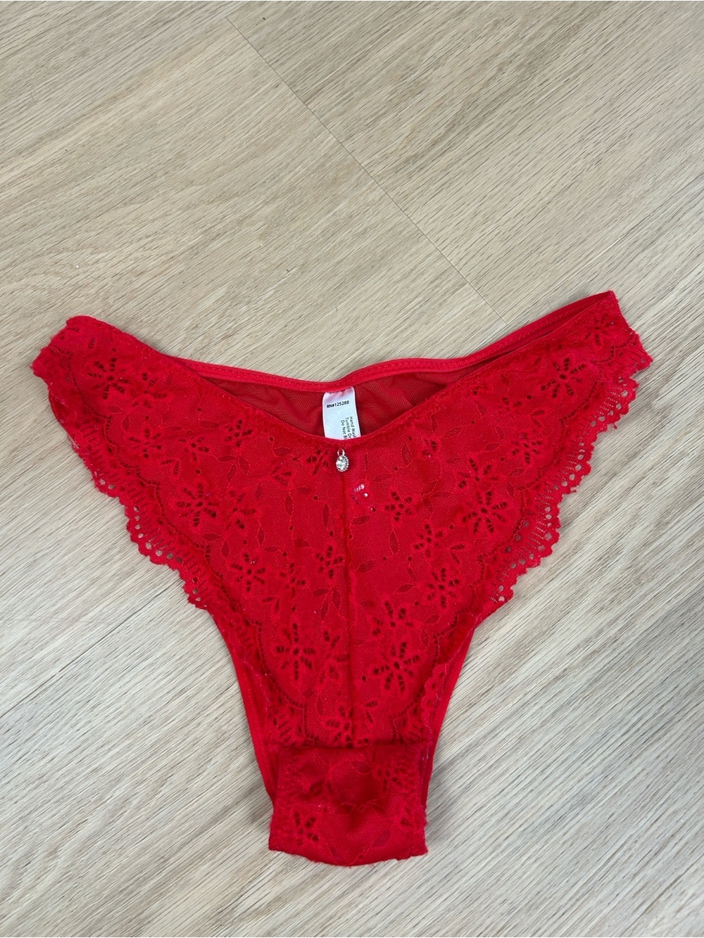 Lace Mesh Brazilian Style Panty M